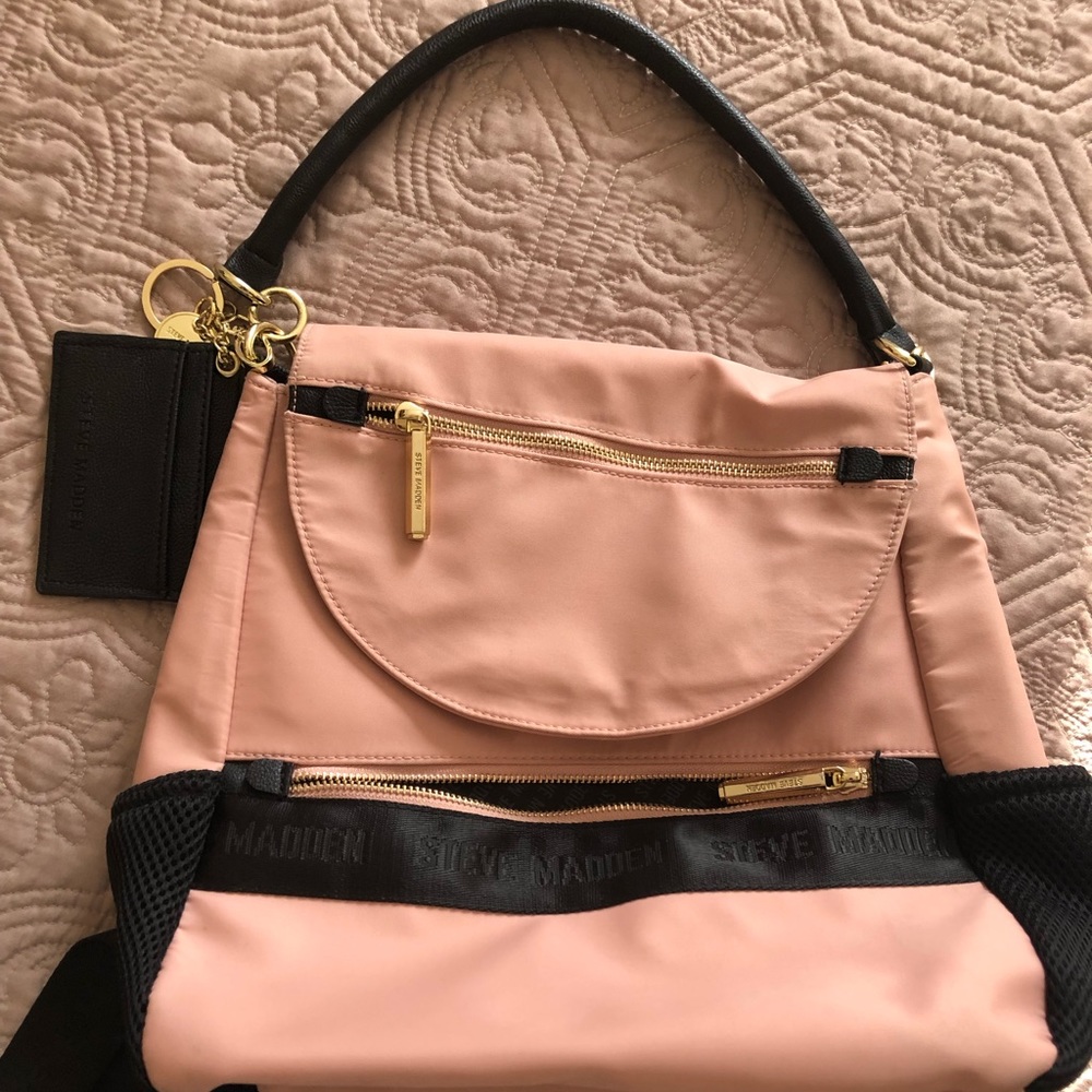 Steve Madden pink Nylon backpack